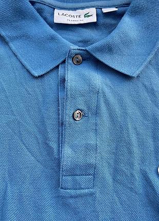 Поло чоловіча lacoste синє xl 3