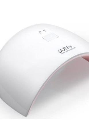 Led + uv лампа для сушки гель лаков и гелей sun 9c white 24 вт с кабелем-адаптером для питания от usb