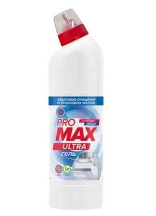 Гель для чистки ванных комнат 1л бутылка ультра тм promax