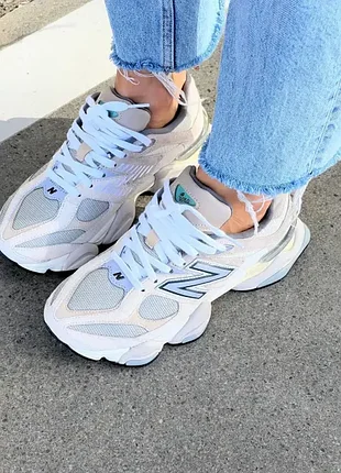 Кроссовки женские серые nbalance 9060 joe freshgoods inside voices sea salt mindful grey размеры 36 37 38 39 40 41 размер