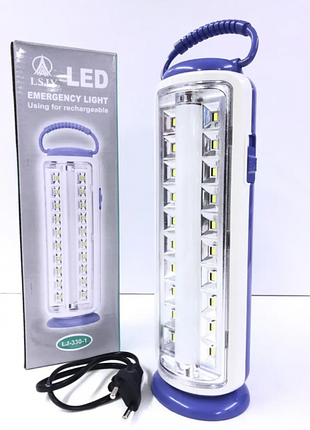 Аккумуляторный фонарь лампа lsiy lg-330-1 пластик