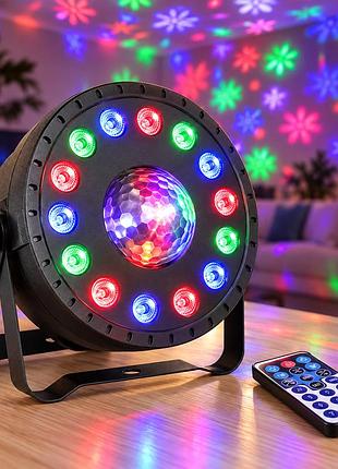 Светодиодный проектор с пультом управления / проектор с подсветкой rgb / светодиодный проектор