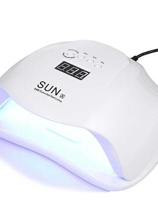 Led лампа для сушки ногтей sun x 54 w