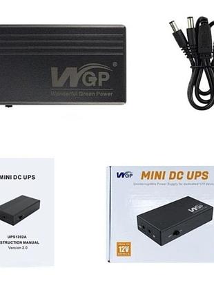 Mini ups wgp 1202 power bank для роутера 6600 mah источник бесперебойного питания