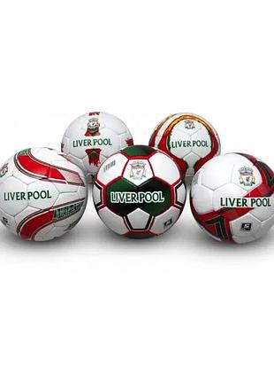Мяч футбольный клуб liverpool №5 (ручная сшивка, материал pu)