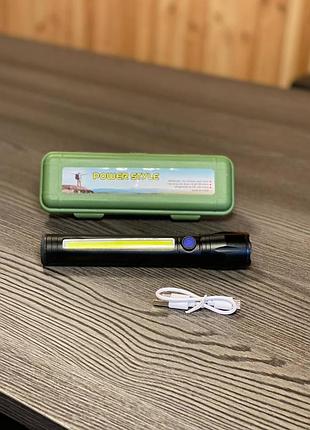 Тактичний ручний ліхтар bailong bl-c73-p50 + usb