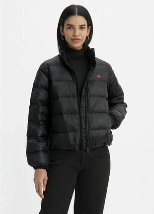 Куртка levi's чорна пух/перо 8