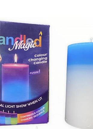 Магічна свічка-світильник, що змінює колір candled magic