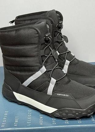 Подростковые детские зимние ботинки geox trekkyup amphibiox 37р, боготь мальчишку