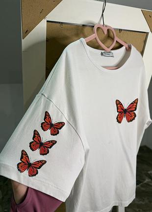 Дитяча футболка з метеликами🦋🦋🦋