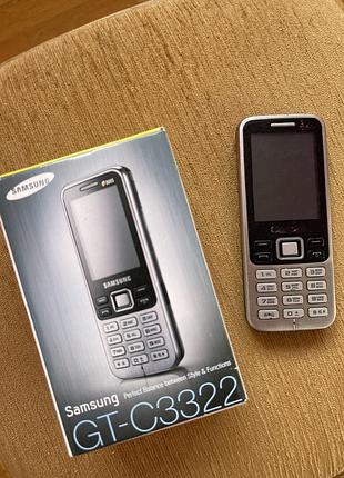 Мобільний телефон samsung gt-c3322 на дві sim-картки