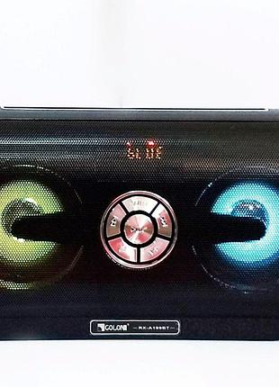 Портативная колонка с usb, sd, fm, bluetooth, дисплеем 28см*15.5см*9см golon xtreme rx-a199bt