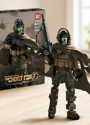 Конструктор 2011 герой call of duty - ghosts, снайпер, 798+дет, в коробці (23*33*7см)