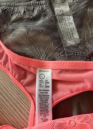Мереживні трусики стринги комплект primark 4