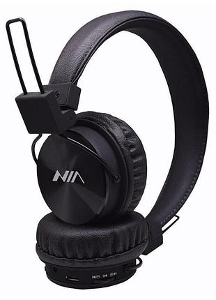 Навушники безпровідні ня x3 black з мікрофоном (niaz33547bk)