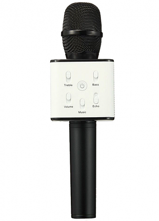 Бездротовий bluetooth мікрофон-караоке q7 чорний