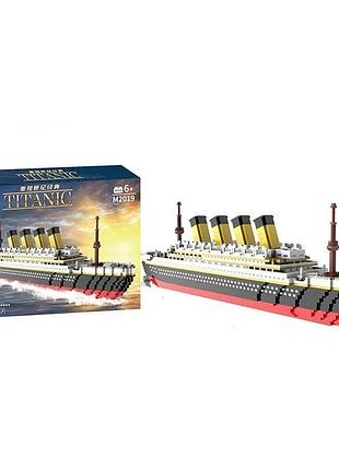 Конструктор titanic титаник 3800 детали, фигурки, длина корабля 57см m 2019