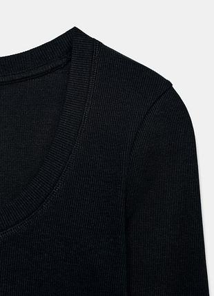 Реглан в рубчик размер м, l zara 6