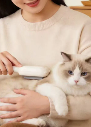 Щетка-расческа для вычесывания шерсти кошек и собак hair remover ly-1249