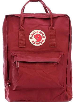 Рюкзак kanken fjallraven classic бордовий
