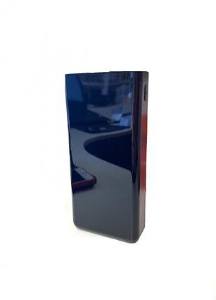 Портативний зарядний пристрій power bank 20000mah з дисплеєм з виходом на 2-usb і type-c і ліхтариком ym-417