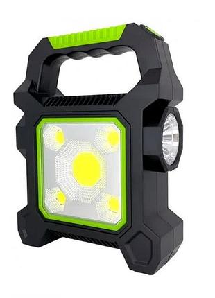 Кемпінговий ліхтар акумуляторний vhg jy-258b з повербанком multifunctional portable lamp black