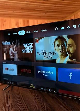 Телевізор tv 32 андроїд 13 + bluetooth 4
