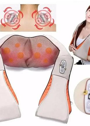 Универсальный массажер massager of neck kneading, электрический массажер для шеи, плеч, спины и поясницы
