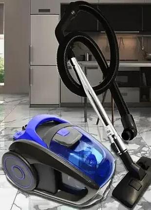 Пилосос grant gt-1604 циклонного типу без мішка для збирання пилу синій