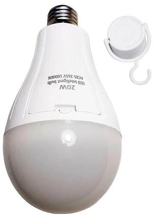 Лампочка с аккумулятором 2x18650 mhz 20w 8442