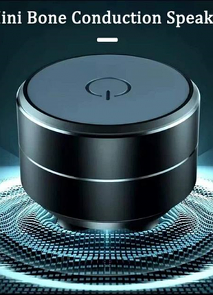 Беспроводная портативная колонка hombasing bluetooth mini bone conduction speaker вибрационный динамик костной проводимости