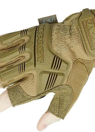 Перчатки койот mechanix m-pact fingerless 3