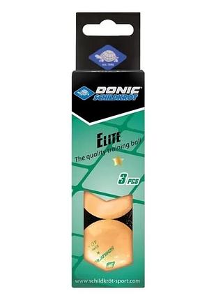 М'ячі для настільного тенісу donic elite 1* 3 шт.