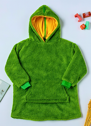 Детский плед-толстовка huggle hoodie лесное приключение 140 см
