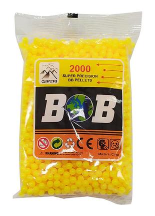 Пластиковые пули для оружия детского bambi g208669-cb-2000t, 6 мм в пакете
