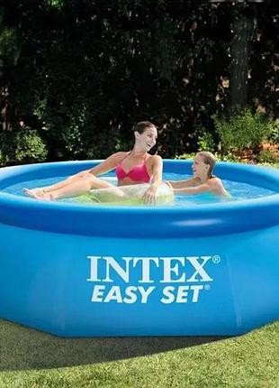 Басейн наливний сімейний intex 28110 244*76 см