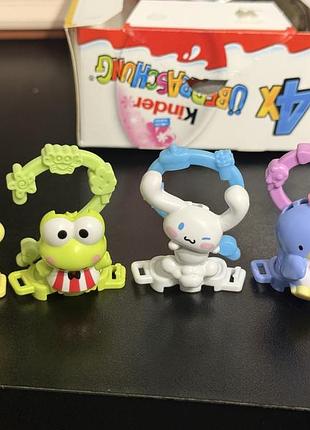 Іграшкові фігурки для дівчаток kinder hello kitty та друзі, різнокольорові