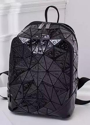 Женский рюкзак – бао бао блестящая амина, bao bao issey miyake черный