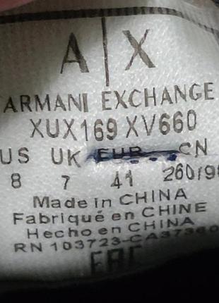 Оригінальні кросівки armani exchange 6