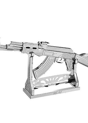 Металлический 3d-пазл автомат ак-47