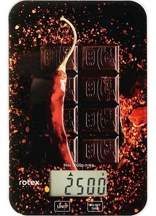 Весы кухонные 5 кг rsk14-p pepper тм rotex