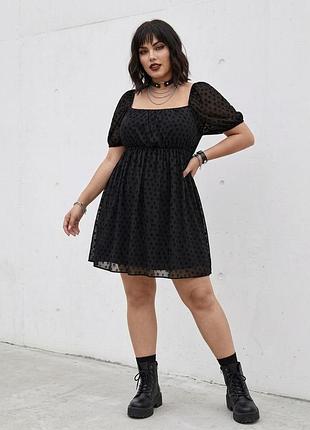 🖤 ефектна чорна міні сукня  shein з черепами— xxxxl на геловін