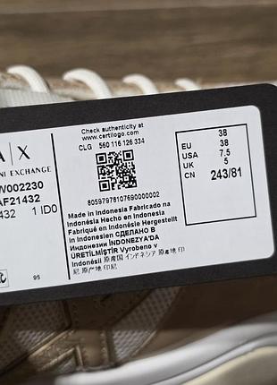 Оригінальні кросівки armani exchange 7