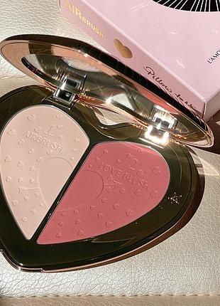 Лимитированная палетка для лица charlotte tilbury beauty soulmates face palette (pillow talk flawless peach)