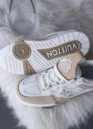 Кросівки lv trainer “white/beige” 7