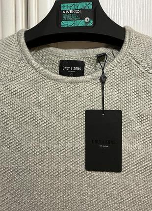 Кофта чоловіча only & sons сіра