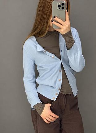 Жіночий кардиган calvin klein блакитний