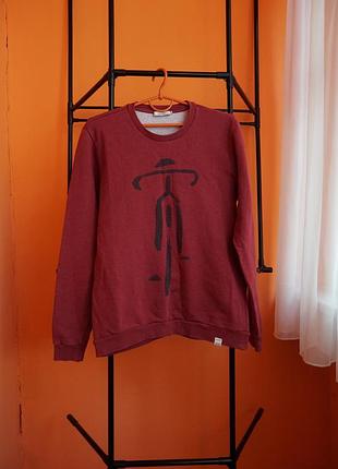 Sissy-boy s | бордовий світшот з велосипедом
sissy-boy sweatshirt burgundy bike print s