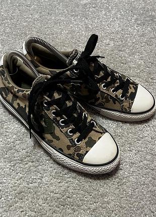 Кеди converse chuck taylor хакі камуфляжні
