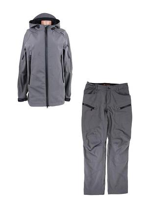 Б/у демисезонный костюм softshell графитовый chameleon